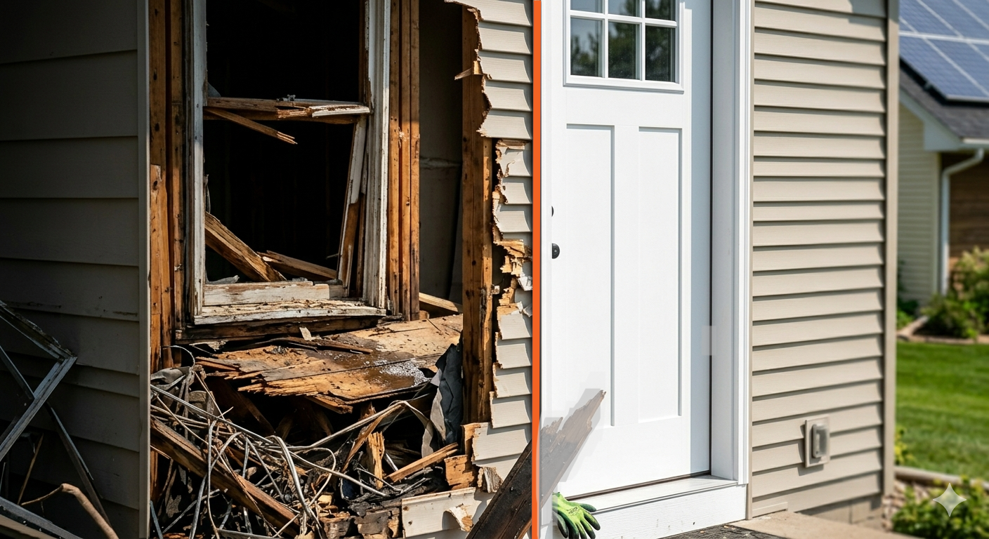Storm damage restoration Minnesota
